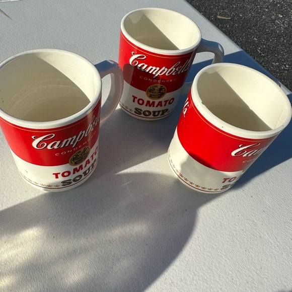 Rare Campbell soup mugs. Set of 3. Stamped USA, 1968-72 - Picture 4 of 5